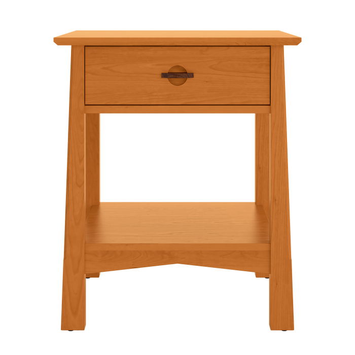 Heritage One Drawer Nightstand — Cherry wood reference; selected finish may differ