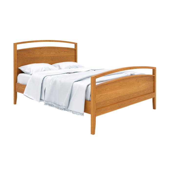 Wellesley Panel Bed High Footboard — Cherry wood reference; selected finish may differ