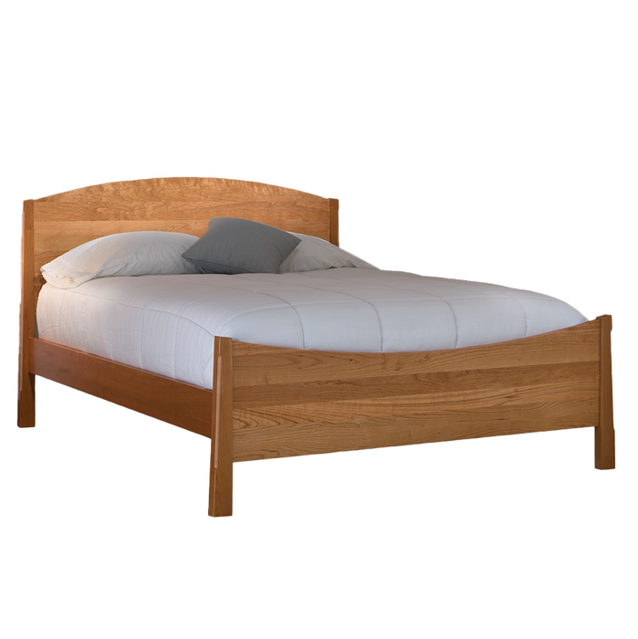 Heritage Half Moon Reverse Panel Bed — Cherry wood reference; selected finish may differ