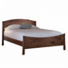 Heritage Half Moon Reverse Panel Bed — Walnut wood reference; selected finish may differ