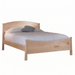 Heritage Half Moon Reverse Panel Bed — Maple wood reference; selected finish may differ