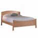 Heritage Half Moon Reverse Panel Bed — Oak wood reference; selected finish may differ