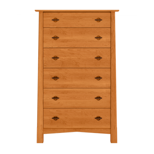 Heritage Six Drawer Chest — Cherry wood reference; selected finish may differ