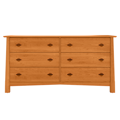 Heritage Six Drawer Dresser — Cherry wood reference; selected finish may differ