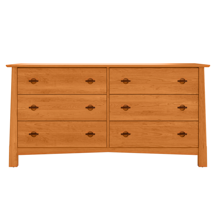 Heritage Six Drawer Dresser — Cherry wood reference; selected finish may differ