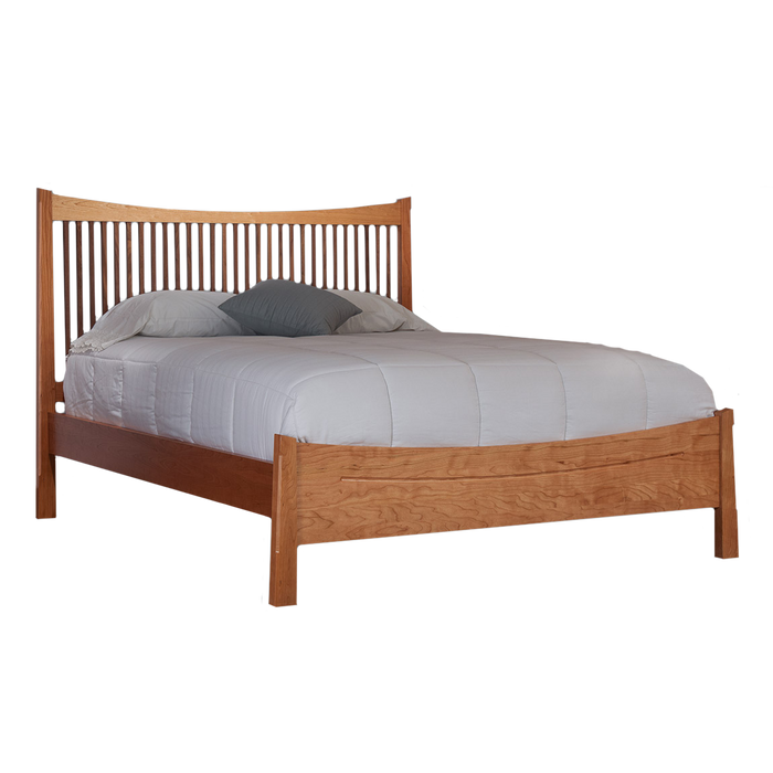 Heritage Spindle Bed Low Footboard — Cherry wood reference; selected finish may differ