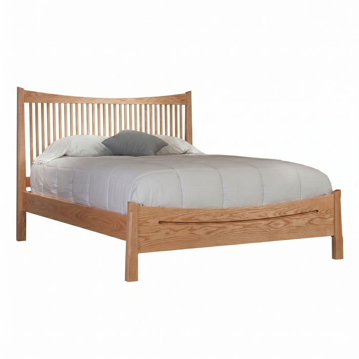 Heritage Spindle Bed Low Footboard — Oak wood reference; selected finish may differ