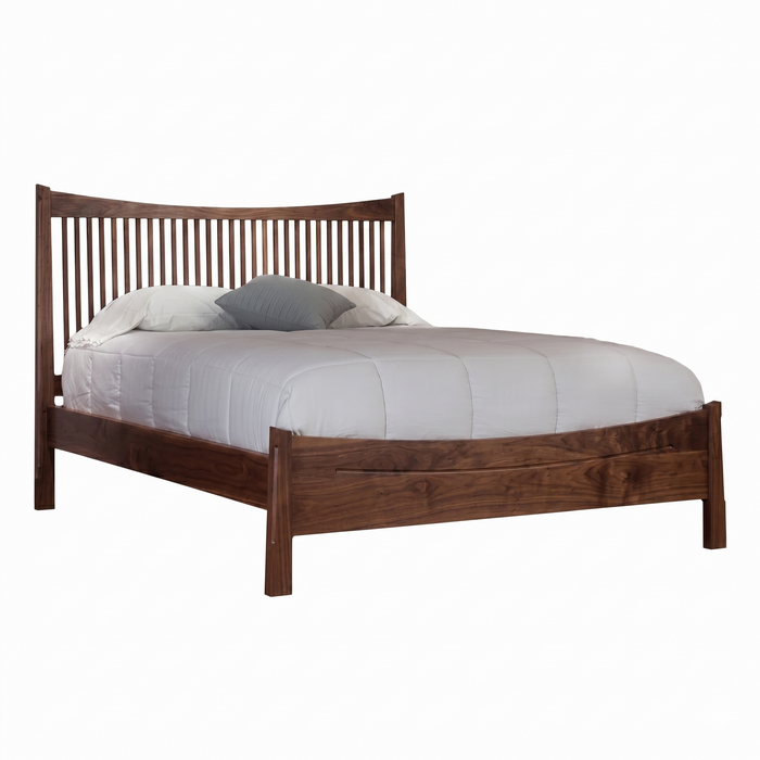 Heritage Spindle Bed Low Footboard — Walnut wood reference; selected finish may differ