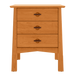 Heritage Three Drawer Nightstand — Cherry wood reference; selected finish may differ