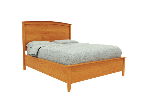 Manchester Panel Bed Low Footboard — Cherry wood reference; selected finish may differ
