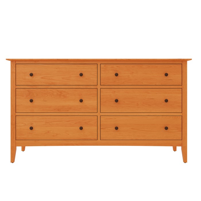 Manchester Six Drawer Dresser — Cherry wood reference; selected finish may differ