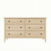 Manchester Six Drawer Dresser — Maple wood reference; selected finish may differ