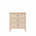 Manchester Three Drawer Nightstand — Maple wood reference; selected finish may differ