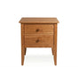 Manchester Two Drawer Nightstand — Cherry wood reference; selected finish may differ