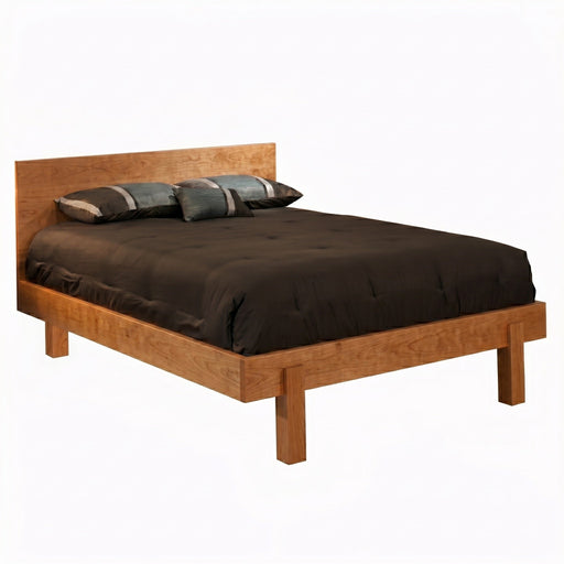 Metro Panel Bed — Cherry wood reference; selected finish may differ