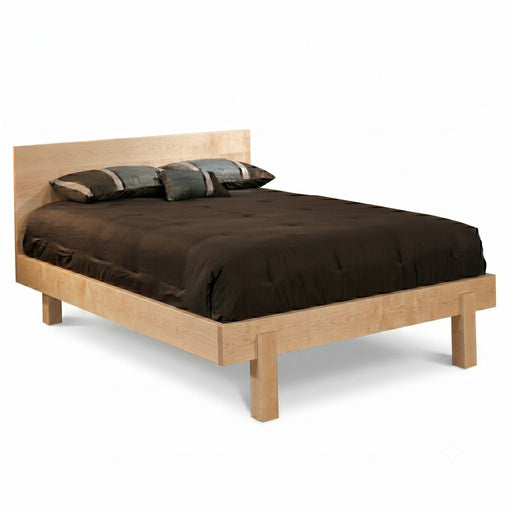 Metro Panel Bed — Maple wood reference; selected finish may differ