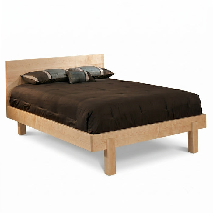 Metro Panel Bed — Maple wood reference; selected finish may differ