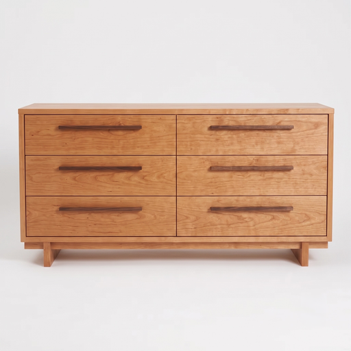 Metro Six Drawer Dresser — Cherry wood reference; selected finish may differ