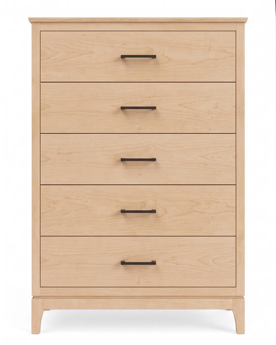 Norwich Five Drawer Chest — Maple wood reference; selected finish may differ