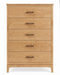 Norwich Five Drawer Chest — Oak wood reference; selected finish may differ