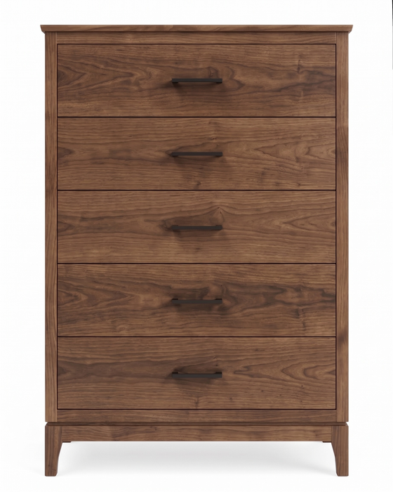 Norwich Five Drawer Chest — Walnut wood reference; selected finish may differ