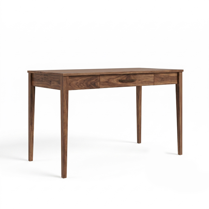 Norwich One Drawer Desk — Walnut wood reference; selected finish may differ