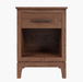 Norwich One Drawer Nightstand — Walnut wood reference; selected finish may differ