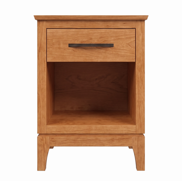 Norwich One Drawer Nightstand — Cherry wood reference; selected finish may differ