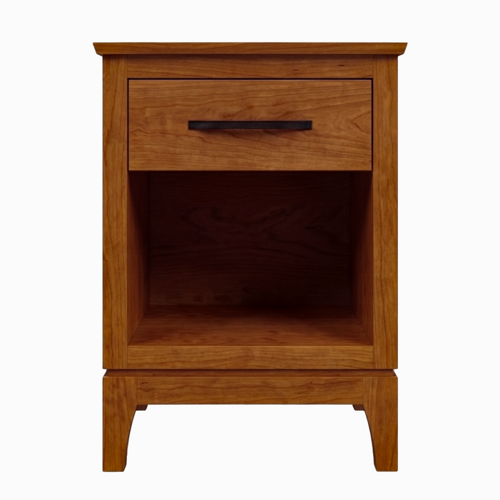 Norwich One Drawer Nightstand — Cherry wood reference; selected finish may differ