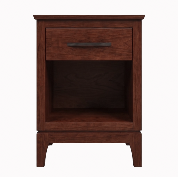 Norwich One Drawer Nightstand — Cherry wood reference; selected finish may differ