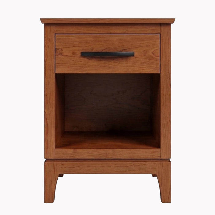 Norwich One Drawer Nightstand — Maple wood reference; selected finish may differ