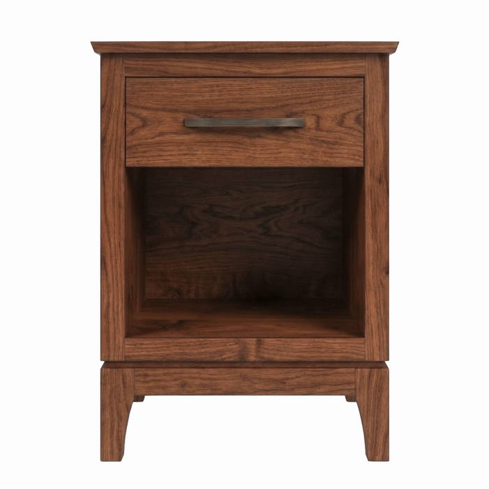 Norwich One Drawer Nightstand — Oak wood reference; selected finish may differ