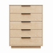 Sheffield Five Drawer Chest — Maple wood reference; selected finish may differ