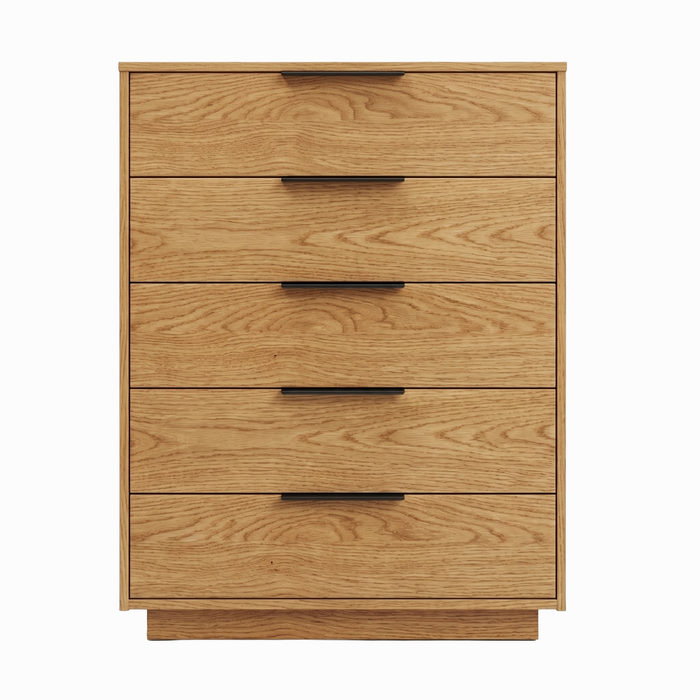 Sheffield Five Drawer Chest — Oak wood reference; selected finish may differ