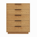 Sheffield Five Drawer Chest — Oak wood reference; selected finish may differ