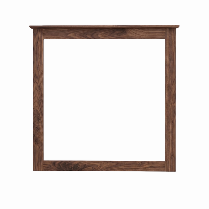 Sheffield Mirror — Walnut wood reference; selected finish may differ