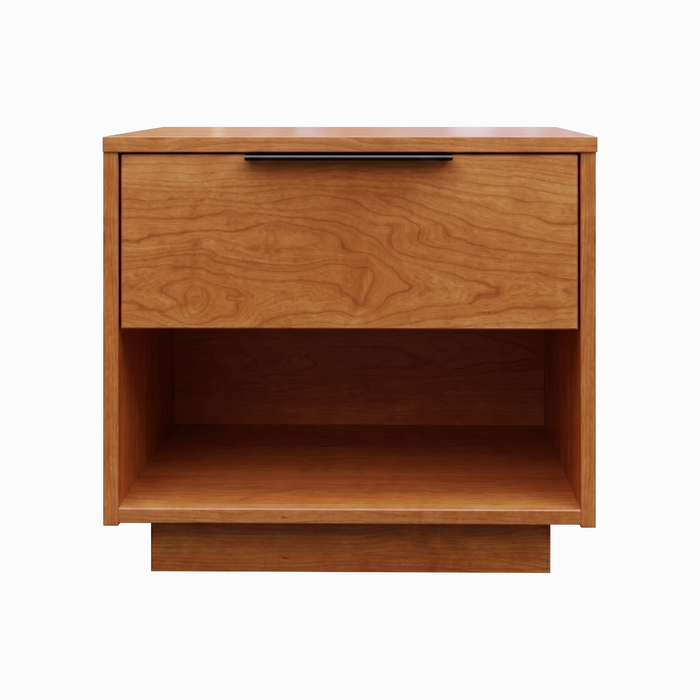 Sheffield One Drawer Nightstand — Cherry wood reference; selected finish may differ