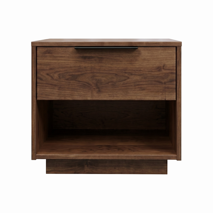Sheffield One Drawer Nightstand — Walnut wood reference; selected finish may differ
