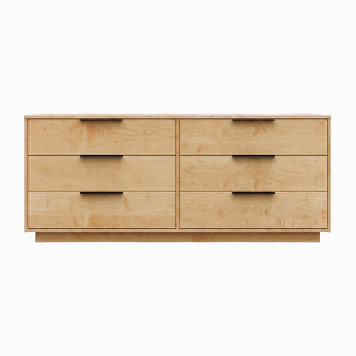 Sheffield Six Drawer Dresser — Maple wood reference; selected finish may differ