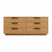 Sheffield Six Drawer Dresser — Oak wood reference; selected finish may differ