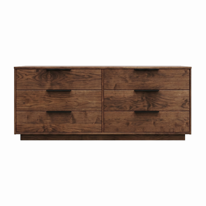 Sheffield Six Drawer Dresser — Walnut wood reference; selected finish may differ