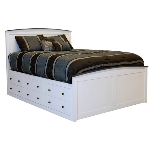 Shoreline Captains Panel Bed 6x6 — supplier reference image 1; selected finish may differ