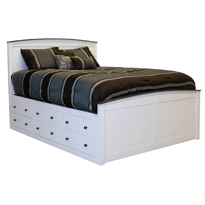 Shoreline Captains Panel Bed 6x6 — supplier reference image 1; selected finish may differ