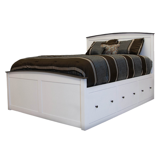 Shoreline Captains Panel Bed 3x3 — supplier reference image 2; selected finish may differ
