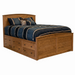 Shoreline Captains Panel Bed 6x3 — Oak wood reference; selected finish may differ
