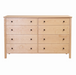 Shoreline Eight Drawer Dresser — Maple wood reference; selected finish may differ
