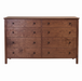 Shoreline Eight Drawer Dresser — Walnut wood reference; selected finish may differ