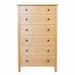 Shoreline Six Drawer Chest — Maple wood reference; selected finish may differ