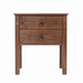 Shoreline Two Drawer Nightstand — Walnut wood reference; selected finish may differ