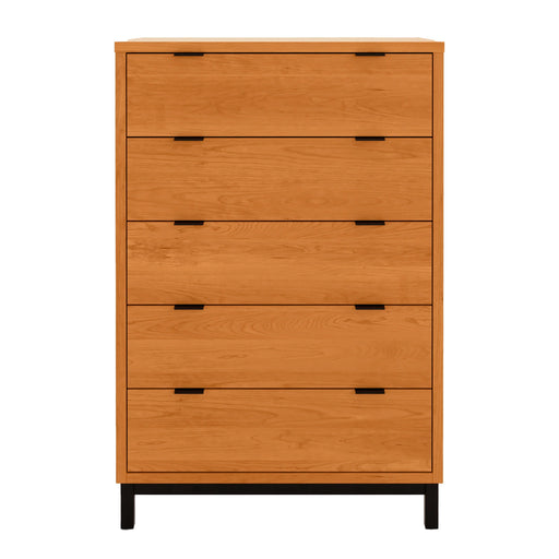 Solace Five Drawer Chest — Cherry wood reference; selected finish may differ